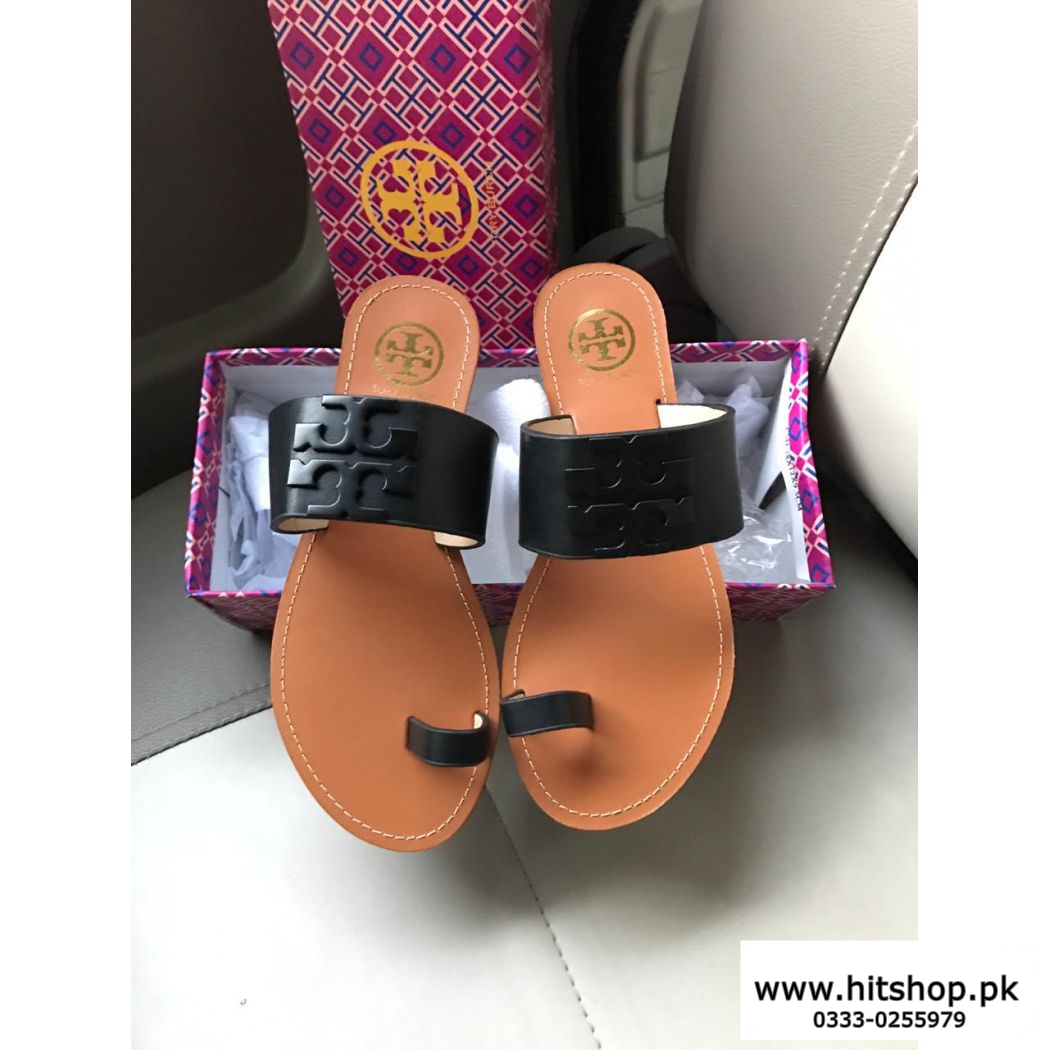 Fancy Ladies Slipper Black And Brown